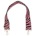 thumbnail image 2 of EeaseCA 1 Pc Zebra Printed Wide Shoulder Strap Colorful Adjustable Crossbody Strap, 2 of 7