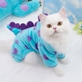 thumbnail image 6 of NovaStitch Dinosaur Dog Clothes for Small Dogs Fleece Winter Puppy Hoodies Cold Weather Coat for Cat Funny Dog Dinosaur Costume Blue XS, 6 of 6