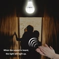 thumbnail image 4 of HEVIRGO 3W/5W/7W/9W E27 AC 85-265V Wide Voltage Smart LED Sound Light Sensor Lamp Bulb, 4 of 10