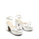 thumbnail image 3 of Sandalias de Tacón Grueso para Mujer DREAM PAIRS con Lazo Blanco, 3 of 7