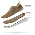 thumbnail image 3 of Bruno Marc Men Fashion Sneakers Street Basics Comfort Casual Walking Shoes For Men ZERO-01 KHAKI Size 9.5, 3 of 5