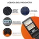 thumbnail image 4 of Lámpara Solar LED Tecnolite 40W Luz Día Sensor de Movimiento negro, 4 of 6