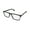 black, variant on NEW SANTINI D MAVALDI 60073 MENS/WOMENS RECTANGULAR FULL-RIM DARK BROWN FRAME DEMO LENSES 53-18-142 SPRING HINGES EYEGLASSES/EYE GLASSES