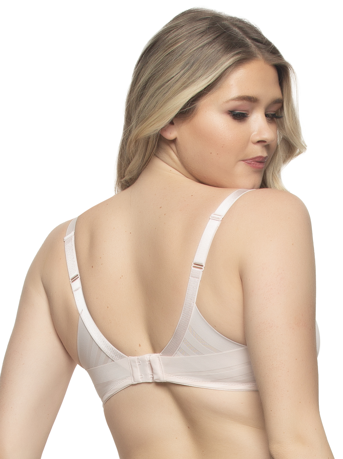 Felina Marvelous Side Smoothing T-Shirt Bra (Rosewater, 34G)