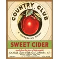 thumbnail image 4 of Retrolabel 12x14 Black Modern Wood Framed Wall Art Titled - Country Club Sweet Cider, 4 of 6