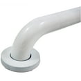 thumbnail image 4 of Knurled Grab Bar, 12 Inches, 1-1/2" Diameter, 1-1/2" Wall Clearance, Concealed Screws, White by Stone Harbor Hardware, 4 of 6