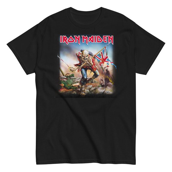 Iron Maiden - Flag Unisex T-Shirt - Black - Small