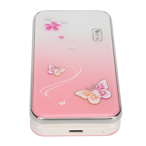 Teléfono Flip Minimalista 24 Pulgadas 2G GSM Desbloqueado Teléfono Celular Flip Básico Dual SIM GSM Botón Grande con Función de Emergencia SOS Batería 6800mAh para ANGGREK Otros