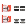 thumbnail image 1 of SIM Front Rear Semi-Metallic Brake Pads Kit for Car 2007-2013 Suzuki Grand Vitara KSM-100079, 1 of 8