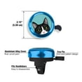 thumbnail image 3 of WIRESTER Blue Bicycle Bell Aluminum Alloy Mini Bike Bell With Ring Horn Accessories for Adults Men Women Kids Girls and Boys - Animal Black White Tuxedo Cat, 3 of 7