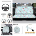 thumbnail image 4 of Uorisanigo Colorful Apple Prints Car Front and Rear Cushion Covers Steering Wheel Cover Pillowcase Water Coaster Gear Lever Cover+Hand Brake Cover for Automotive Decor 11 Packs, 4 of 7