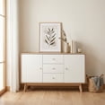 thumbnail image 2 of Credenza Relan Odda Blanca y Café Nórdica, 2 of 8
