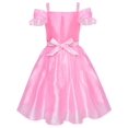 thumbnail image 3 of Girls Dress Princess Aurora Costume Briar Rose Dress Up Pink 4 Years, 3 of 7