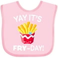 thumbnail image 3 of Inktastic Yay Its Fry Day with Cute French Fries Boys or Girls Baby Bib, 3 of 4