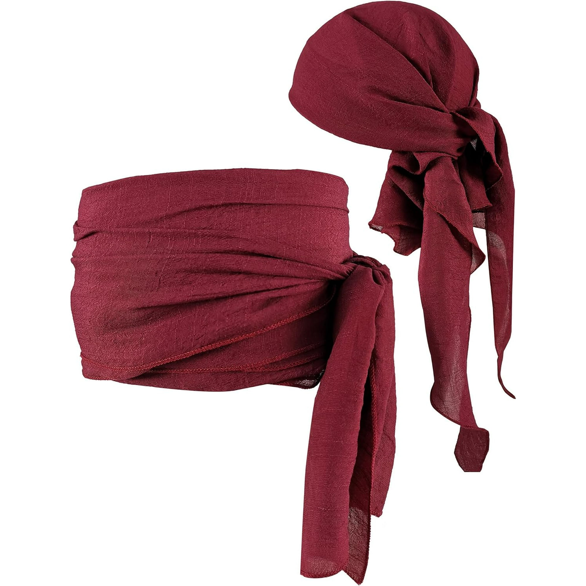 HAHADAXA Men Women Pirate Head Scarf Hat Accessories Pirate