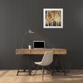 thumbnail image 3 of Pinto, Patricia 15x15 White Modern Wood Framed Museum Art Print Titled - Birchwood Trees on Gold I, 3 of 4