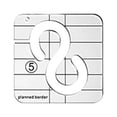 thumbnail image 1 of Measuring Ruler Acrylic Diy Sewing Patchwork Ruler Sewing Ruler Special-Shaped Hollow Sewing Kit Patchwork Template Wooden Ruler; Plastic Ruler; Metal Ruler; Drafting Ruler; School Supplies; Drawing, 1 of 1