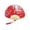 C, variant on Wzzjkit Folding Hand Fan With Colorful Floral Pattern Classical Style Folding Fan for Party Dancing Wedding and Home Decoration