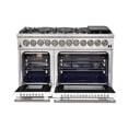 thumbnail image 3 of Forno Capriasca 48-Inch Freestanding Dual Fuel Range, 8 Burners, True Convection Oven, White Doors, 3 of 5