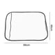 thumbnail image 3 of Anti-kick Mat PE Funda de asiento trasero transparente fácil de limpiar para automóvil (borde negro) Tmvgtek Accesorios para autos y motos, 3 of 3
