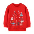 thumbnail image 1 of AAMILIFE Girls Sweatshirts Cartoon Print Casual Loose Pullover Tops, 1 of 2