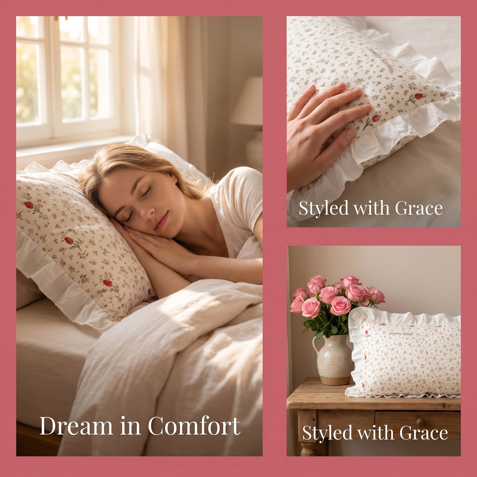 Unique Bargains Soft Cooling Polyester Breathable Pillowcase Cover 20"x48" Beige B
