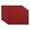 Red, variant on Barn Red Ribbed Placemat Set/6