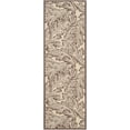 thumbnail image 2 of Safavieh Courtyard Connie Floral Indoor/Outdoor Runner Rug, Natural/Chocolate, 2'3" x 6'7", 2 of 8