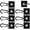 Black, variant on Heavy Load Awning Hooks for Recreational Vehicles, Tear Resistant Nylon Fabric