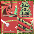 thumbnail image 6 of Decorative Design Christmas Tree Peace Message Banner Decorative Ornaments Seasonal Theme Holiday Celebration for Indoor Decoration Home Decor Party Decoration, 6 of 9