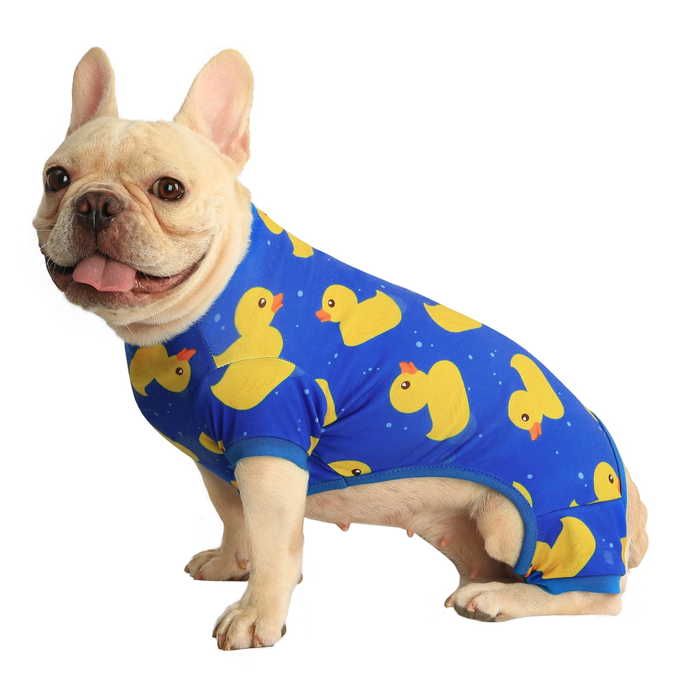 Dog Pajamas Soft Four-Legged Jumpsuit French Bulldog Clothes Dog Onesies for Puppy Small Medium Dogs Dog Clothes Dark Green, Small