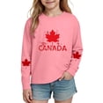 thumbnail image 2 of Amzcrzy T-Shirts Feuille d'Érable pour Garçons et Filles Mode Confortables Tout-Petits Ados T-Shirts en Coton Décontractés Manches Longues Col Rond T-Shirts Graphiques 3 Ans, 2 of 8