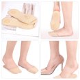thumbnail image 3 of 2 Pairs Women Toe Socks Comfortable Metatarsal Pads Daily Use Forefoot Pads Toe Pads, 3 of 8