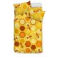 thumbnail image 1 of Juego de cama con estampado de abejas y nido de abeja, 1 of 5