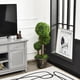 thumbnail image 3 of Costway Árbol artificial topiario 90 cm, planta verde falsa con hojas realísticas, maceta decorativa, madera de ratán verdadera, resistente a los rayos UV y al agua, 3 of 3