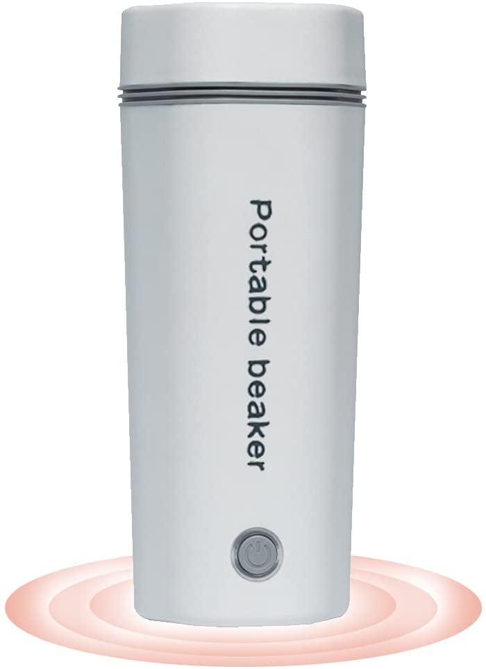 110V Electric Heated Travel Mug 400ML Smart Heating Water Bottle