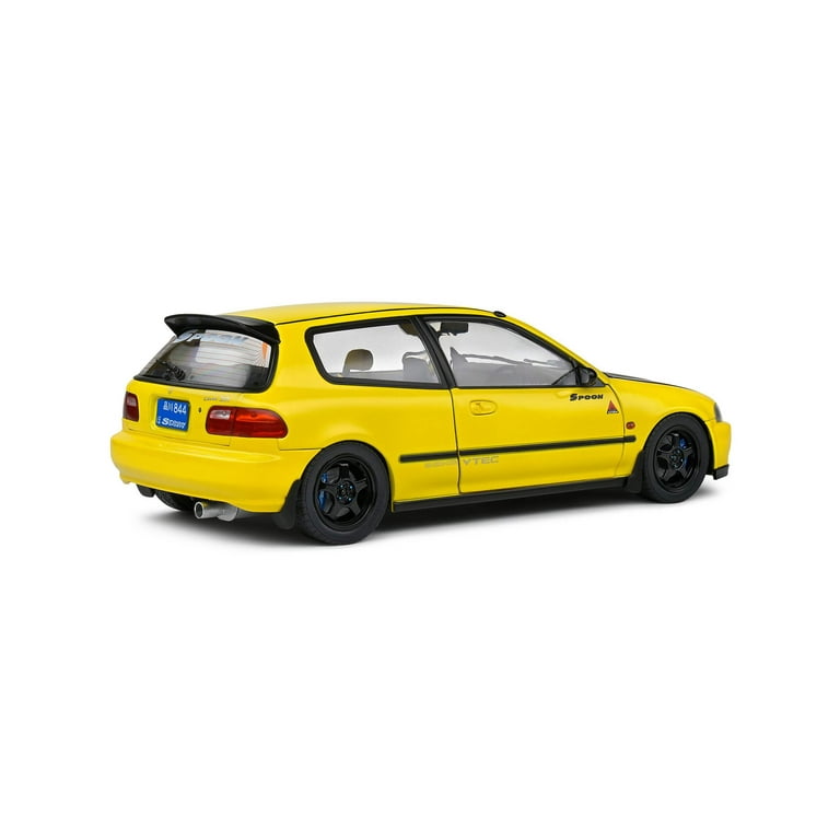 Solido 1991 Honda Civic EG6 Spoon Version Yellow Carnival w/ Black