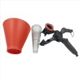thumbnail image 1 of 2X Car Universal Engine Oil Funnel Oil Funnel Adjustable Oil Funnel Adapters Spill Proof Oil Filter Tool Set,2 x Funnel with regulator,Red, 1 of 5