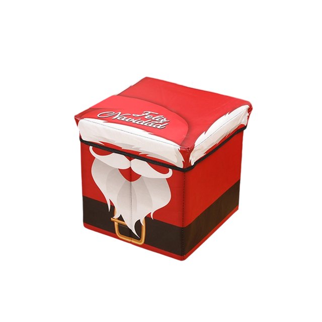 Christmas Decorations Home Storage Stool Christmas Gift Storage Box Storage Box Christmas Storage Box Children'S Toy Storage Box