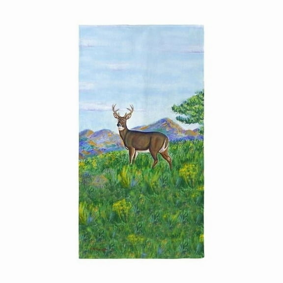 Betsy Drake BT239 Deer in Mountains Beach Towel