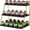Black & Gold, variant on Cupcake Stand, 3-Tier Dessert Stand for 55 Cupcakes, Wood & Metal Tower Display Premium Holder Dessert Tree Tower for Christmas Birthday Weddings Party Decor, Serving Tray (Black & Gold)