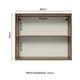 thumbnail image 3 of Alacena Madesa Glamy 80 cm 2 Puertas Marrón, 3 of 8