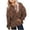 00#Coffee3618, variant on Byoo Little Girls' Star Allover Print Hoodie Oversize Long Sleeve Pullover Hooded Sweatshirt Kids Streetwear Tops,Brick Red