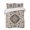 Sky Blue Off White Light Beige, variant on Quilts Queen Size, Boho Chic Ethnic Soft Comforter Bedding Set for Bed, Orange Blue Vintage Tribes Lightweight Quilted Bedspread with Pillow Cover(2 Pieces) for All Season, 90x96 Inch