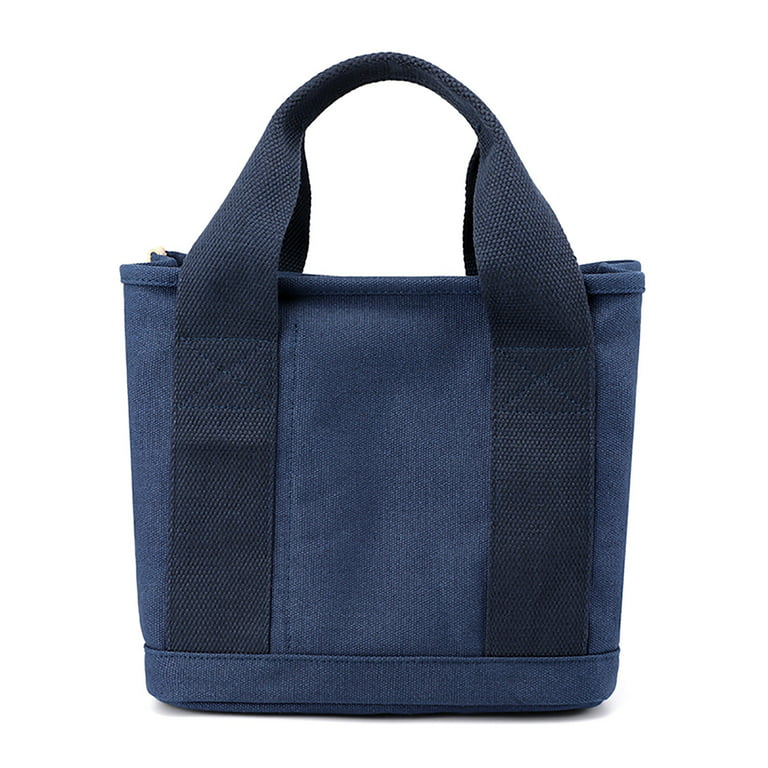 OAVQHLG3B Women's Canvas Tote Bag Shoulder Crossbody Bag Small Handbag  Multi-pocket Work Bags,Portable Storage Bag
