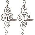 thumbnail image 4 of 2 Pcs Chandeliers Muraux Simples Porte-Bougie en Métal, 4 of 8