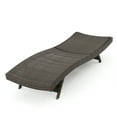 thumbnail image 4 of Noble House Wicker Outdoor Chaise Lounge - Mixed Mocha, 4 of 11