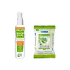 Eat Cleaner Fruit and Vegetable Wash Spray and Food Grade Wipes Bundle