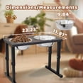 thumbnail image 4 of MEXMIODY Elevated Dog Bowls, Raised Dog Food Bowl Stand, Adjustable Large Dog Feeding Station, 10.43"-17.53" H, Black, 4 of 7