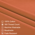thumbnail image 3 of 3 Pack Breathable Egyptian Cotton Body Pillow Covers, 20" x 48", Orange, 3 of 8